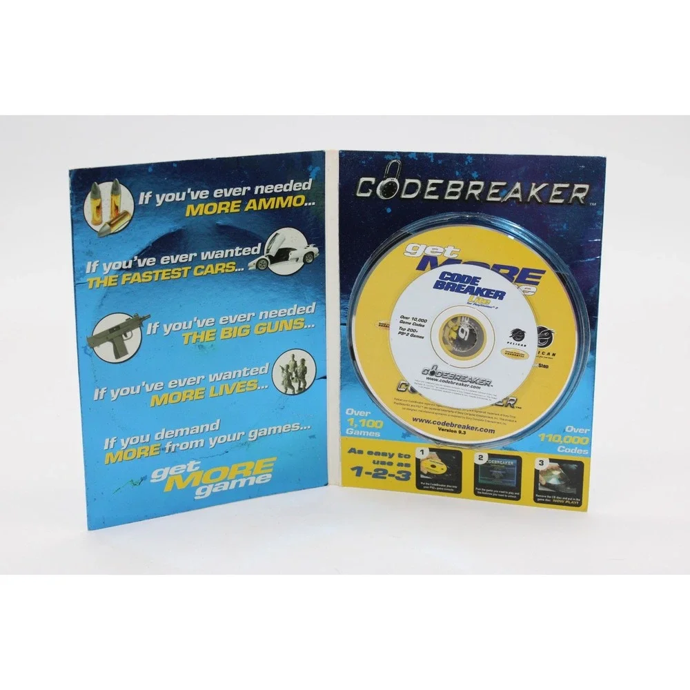 PlayStation CODEBREAKER for PS2 - Pelican Version 9.3 & CODEBREAKER Lite